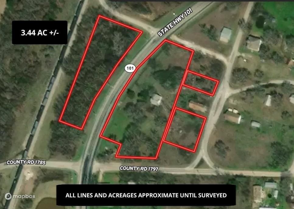 3.44ac County road 1797