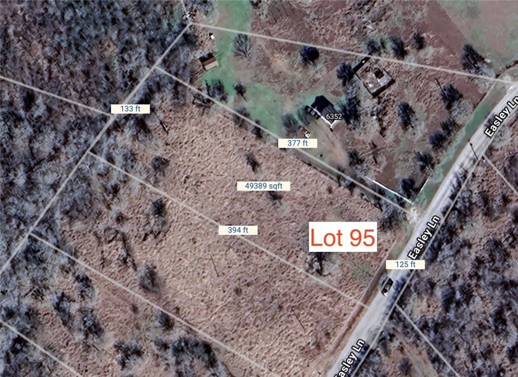 Easley Lane lot: 95