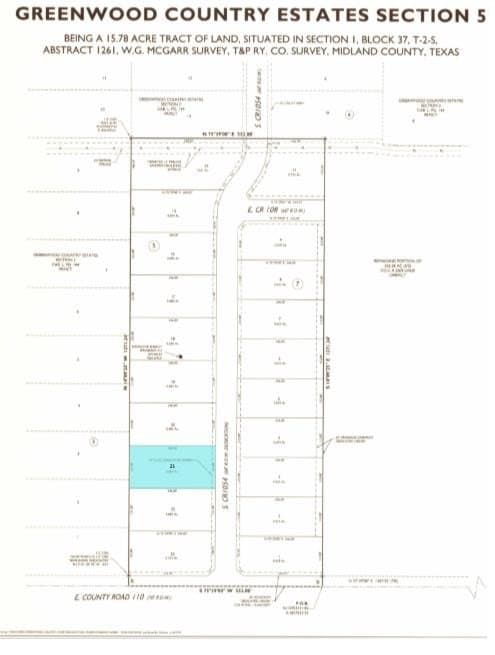 S County Rd 1054 lot: 21