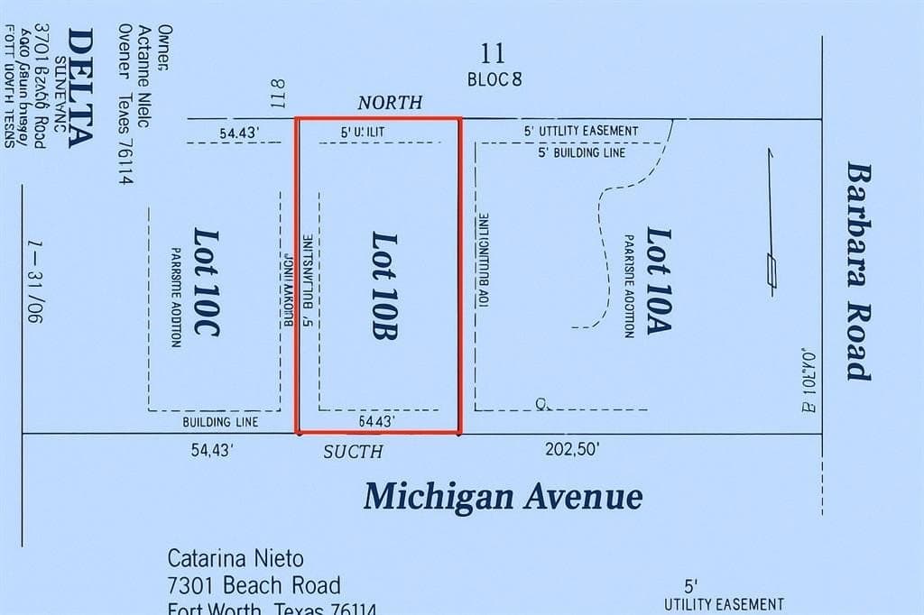 Lot 10b Michigan Avenue