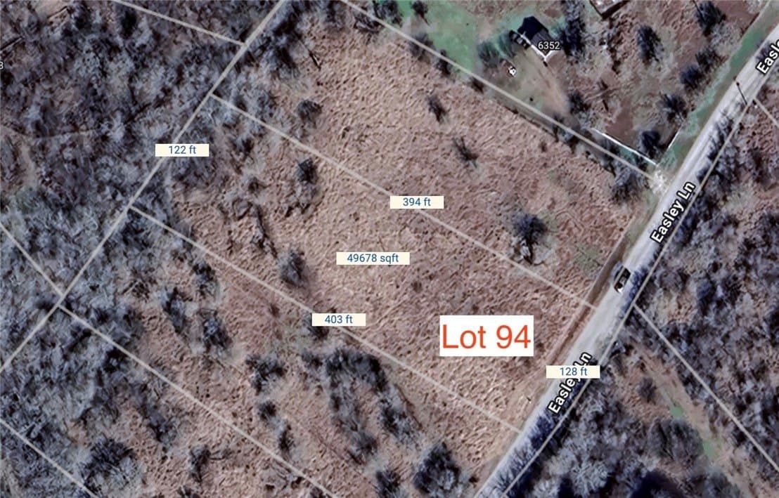 Easley Lane lot: 94