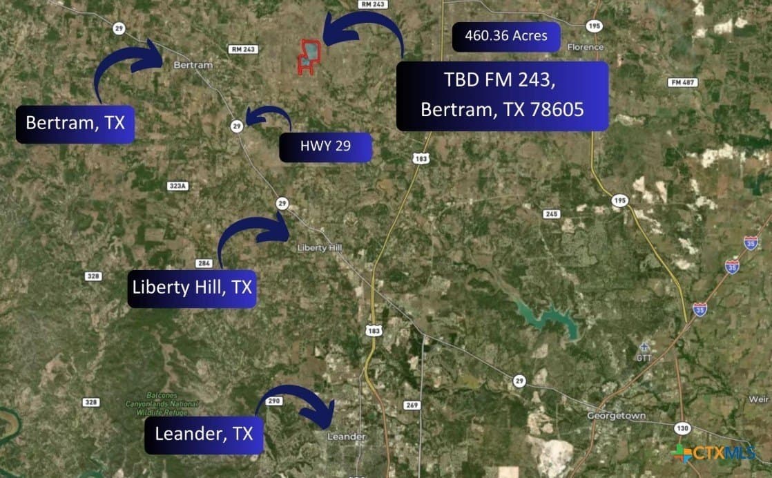 316.93 acres in Burnet County - photo 2