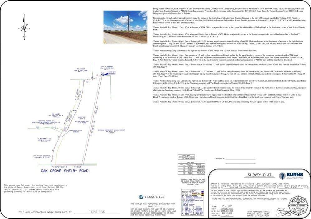 10.14 acres in Tarrant County - photo 2