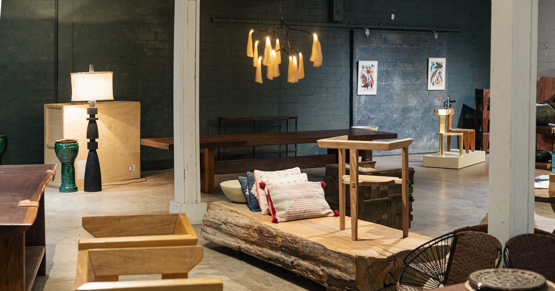 The interior of the Ellis Bean studio