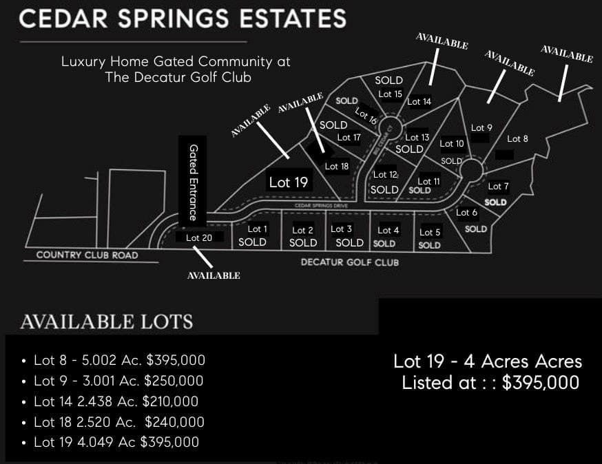 Lot 19 Cedar Springs Drive