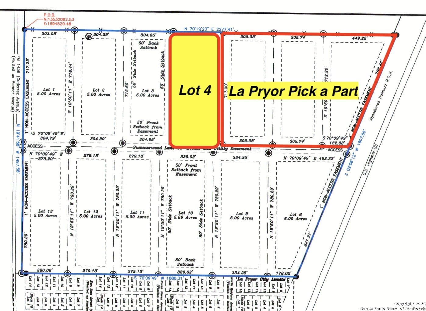 Summerwood Lane lot: 4