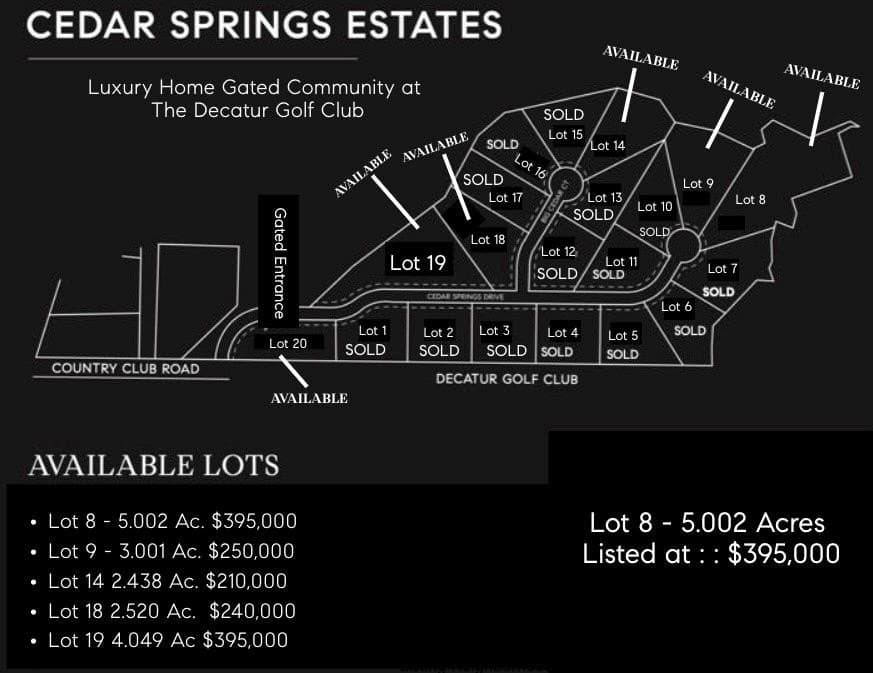 Lot 8 Cedar Springs Drive