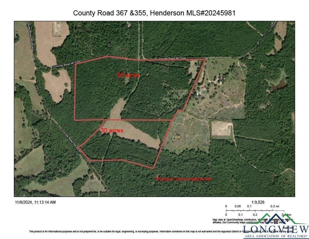 County Road 367 & 355, Henderson