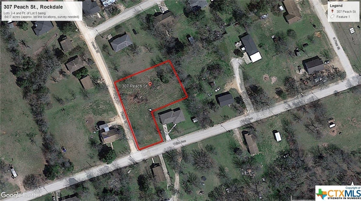 307 Peach lot: 2-4, Pt Of 5