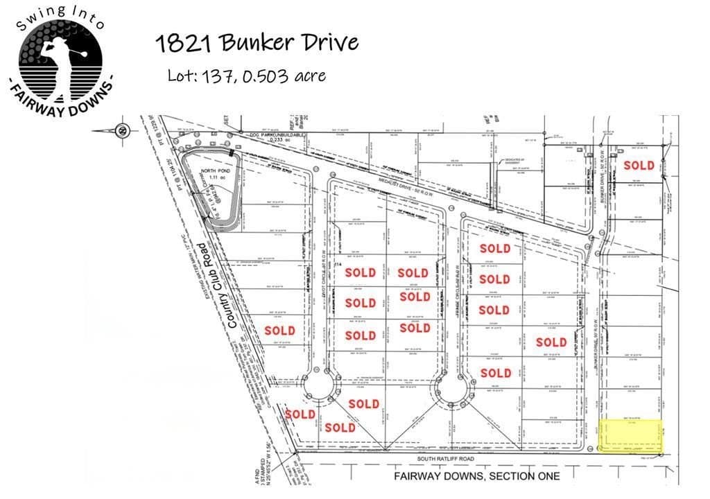1821 Bunker Drive lot: 137