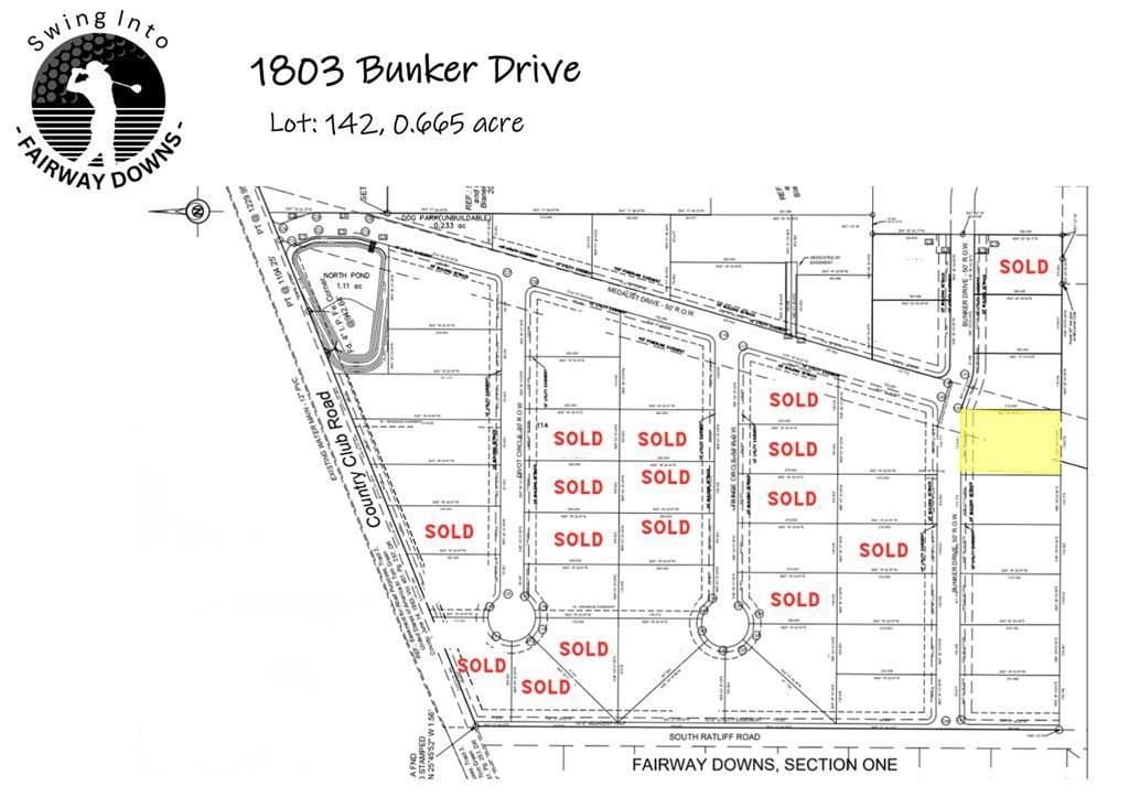 1803 Bunker Drive lot: 142